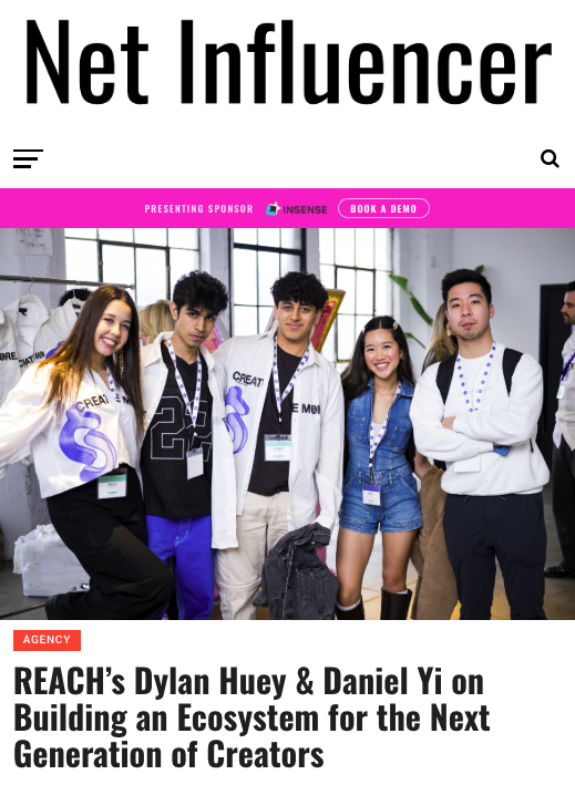 REACH executive interview in Net Influencer